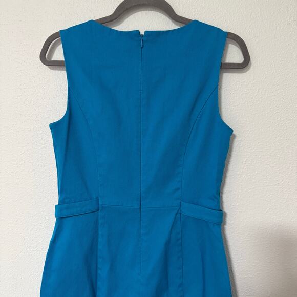 Banana Republic Women's Blue Sleeveless Dress Size 6 Petite - Picture 12 of 13